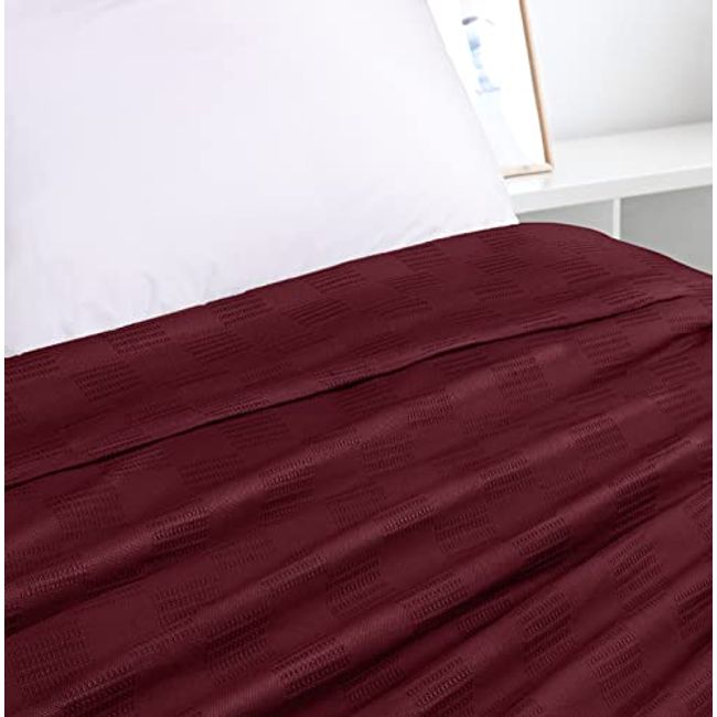 Utopia Bedding 100% Cotton Blanket (King Size - 90x108 Inches) 350GSM