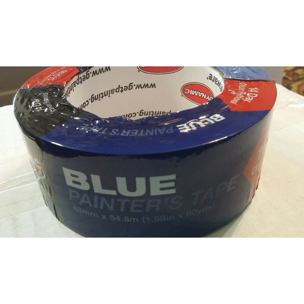 Dynamic 2" Paint Pro Blue Premium Masking Painter's Tape PN 222491