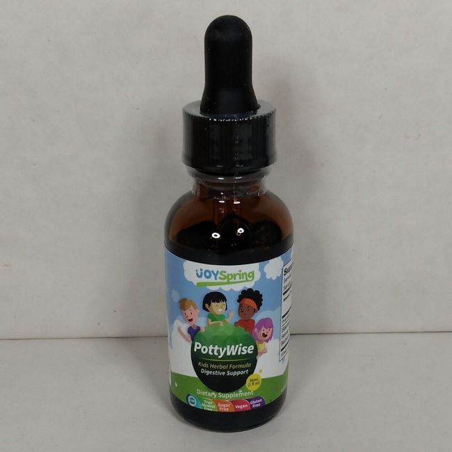 Joy Spring Pottywise Kids Stool Softener Herbal 30 ml 1 oz New Exp 09/25