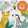 Amscan 512271 Luncheon Napkin Get Wild Birthday