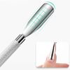 LuoshaPUCY Cuticle Pusher, 2 Pack Stainless Steel Nail Cuticle Cleaner Tool, Dual Head Nail Cuticle Remover, Manicure Pedicure Gel Polish Remover for Removing Dead Skin on Fingers