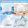 【Compatible with PTZ Cameras】 Security Camera Junction Box, Outdoor CCTV Mounting Bracket, IP65 Waterproof ABS Plastic Cable Concealment Box(2 Pack)