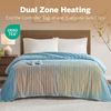 Heated Blanket, Eletric King Size Blanket, Soft, Ribbed, Plush Heating Blanket K