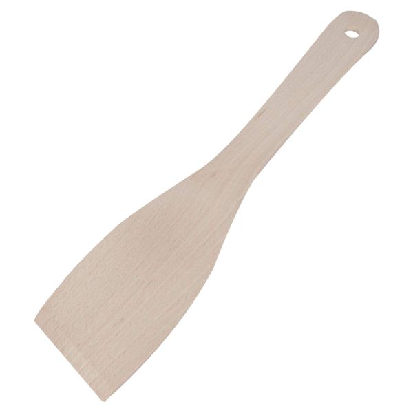 WooDeeDoo (50 Pcs. Blank Flat Wooden Spatulas | 30 cm Beechwood Turner Kitchen Cooking Baking Mixing Eco-friendly Utensils | Ideal for Decorating Arts Craft