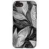 Cool Abstract Black, White & Grey Leaf Geometric Effect Case for iPhone SE (2020) / 7 / 8