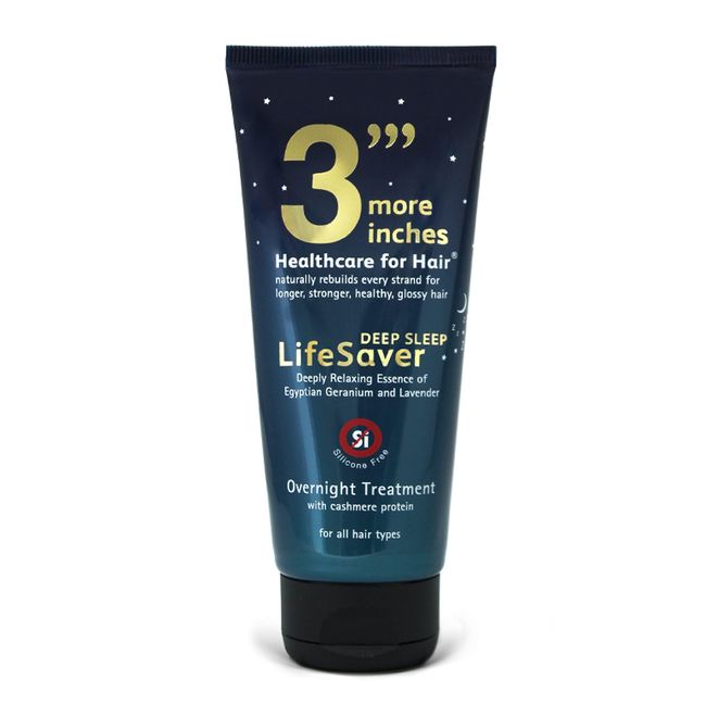 3"' More Inches LifeSaver Deep Sleep Overnight Treatment 100 ml – Vor-Shampoo – stark glänzendes Haar – mit Kaschmir-Aminosäuren und Kokosnuss-Extrakt – Sulfat- und Silikonfrei