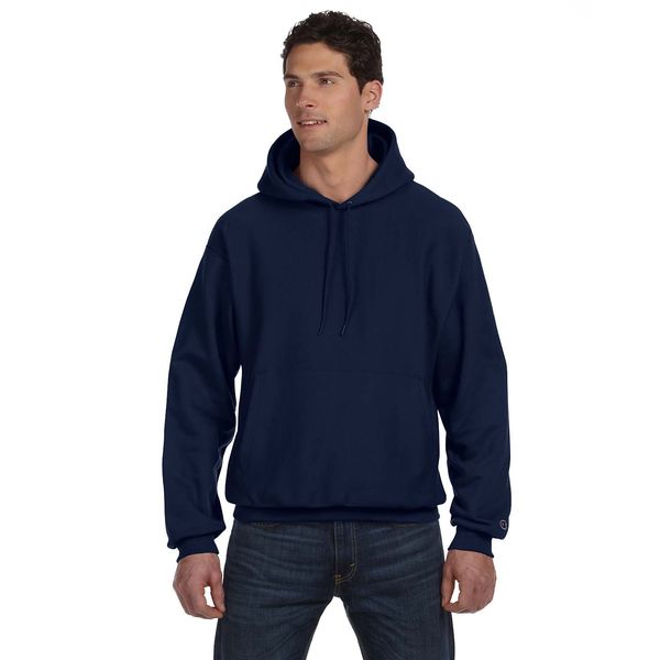 Champion Men's Men' Reverse Weave Fleece Pullover Hoodie, Navy, Small