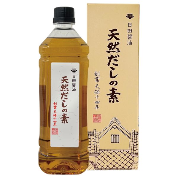 Emperor's Honor Honored Hita Soy Sauce Natural Dashi, 30.5 fl oz (900 ml) / Deep Rich Boiled with Hokkaido Shikoku Soda Bonito