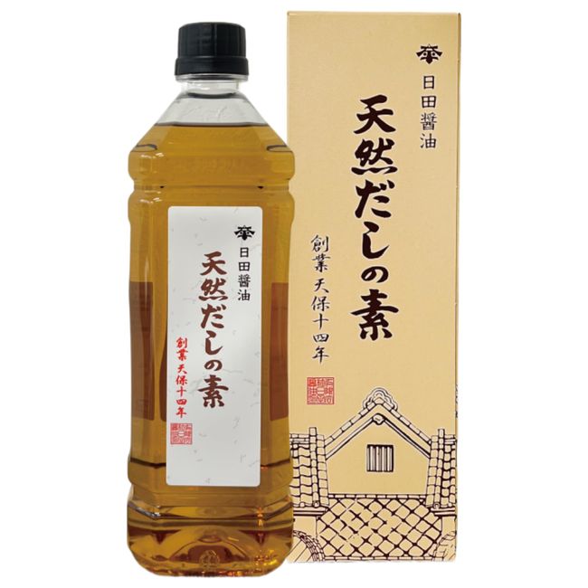 Emperor's Honor Honored Hita Soy Sauce Natural Dashi, 30.5 fl oz (900 ml) / Deep Rich Boiled with Hokkaido Shikoku Soda Bonito