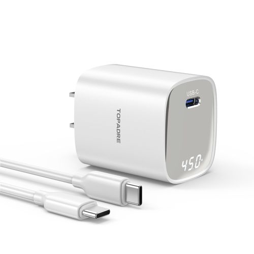 45W Super Fast Charger Type C with LED Display, PPS USB C Wall Charger with 100W Cable for Galaxy S24 Ultra/S23/Note All Series, for Galaxy Tab S10, for iPhone 16/15 Series, for iPad Pro/Air