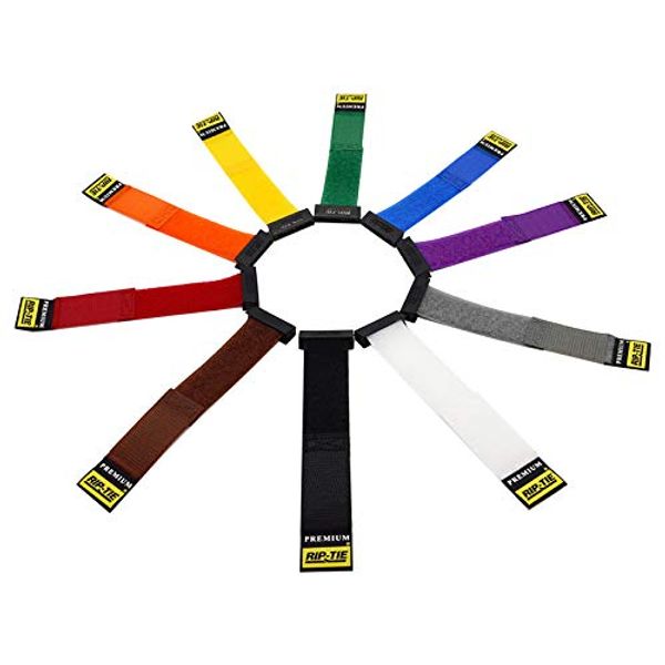 25.4mm X 165.1mm Rip Lock Cable Wrap (10, Rainbow)