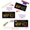 Lemon Yellow LEGACY California Plate Wrap DIY Kit
