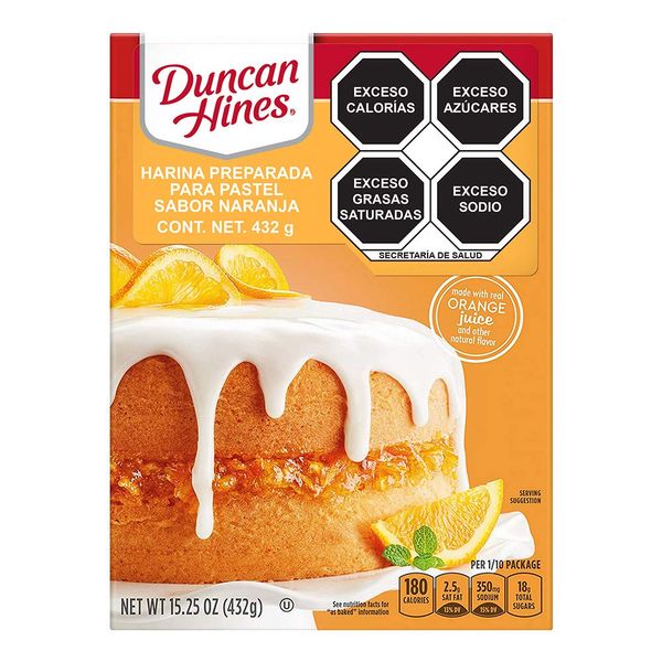 Duncan Hines Signature Perfectly Moist Orange Supreme Cake Mix, 15.25 oz