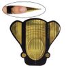 Beautyleader 500Pcs/Roll Nail Form, Nail Art Guide Stickers for Acrylic UV Gel Nail Tips Manicure Extension Tool (Gloden)