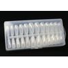 Clear Long Length Coffin Shape Press On Nails Multiple Sets 480pcs