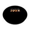 Orange Just A Kid From 199X Orange Graphic PopSockets Adhesive PopGrip