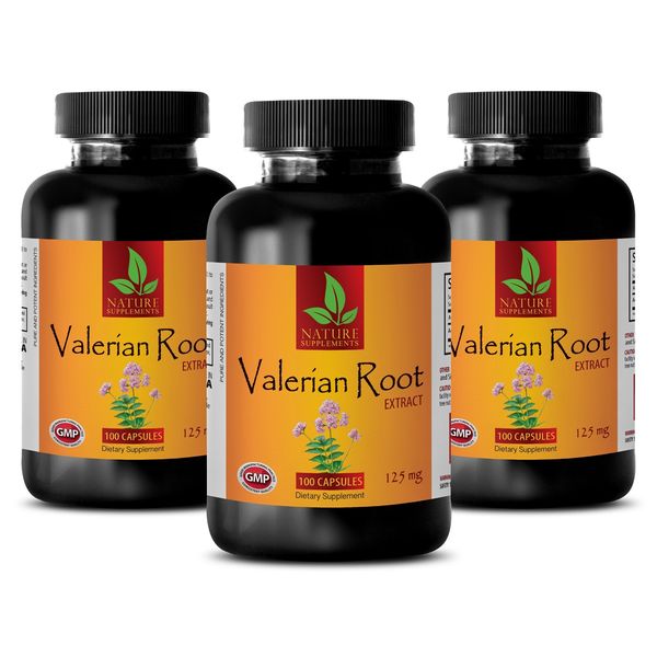 VALERIAN ROOT Extract Organic, Relaxation, Tranquil Rest, Sleep Support (3 Bot)