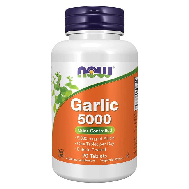 NOW FOODS Garlic 5000 - 90 Tablets