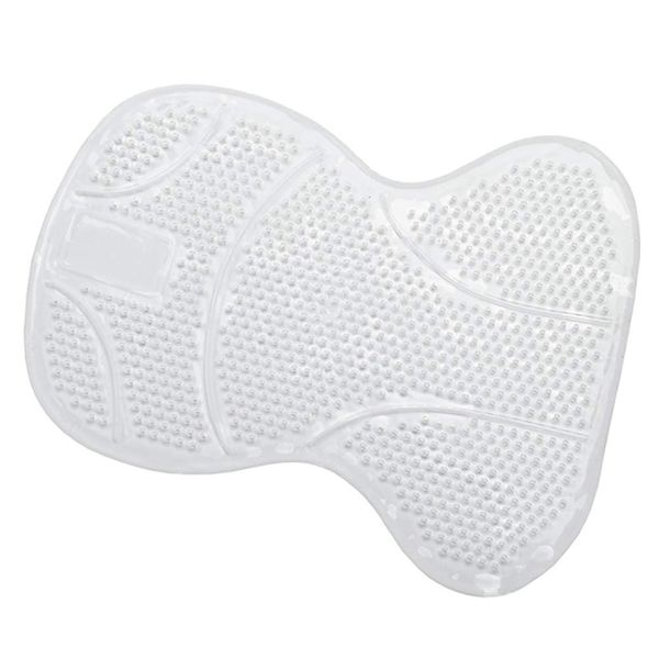 Ovation Perforated Silicon Anti-slip Half White Saddle Pad