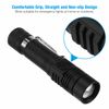 2 PACK LED Flashlight Rechargeable USB LED Tactical Torch Light Lamps