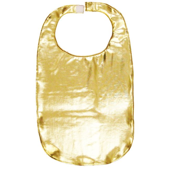 Fancy Gold Lame Adult Bib