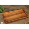 redchocol8® Handmade Wooden Rectangular Plate Tray Natural Brown Dining Centrepiece Oblong Trinket