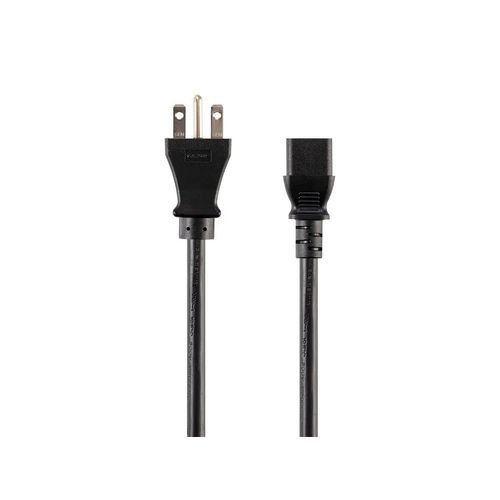 Monoprice Heavy Duty Extension Cord - 3 Feet - Black | NEMA 6-15P to IEC 60320 C13, 14AWG, 15A, SJT, 125V, for Powering Computers, Printers, Scanners