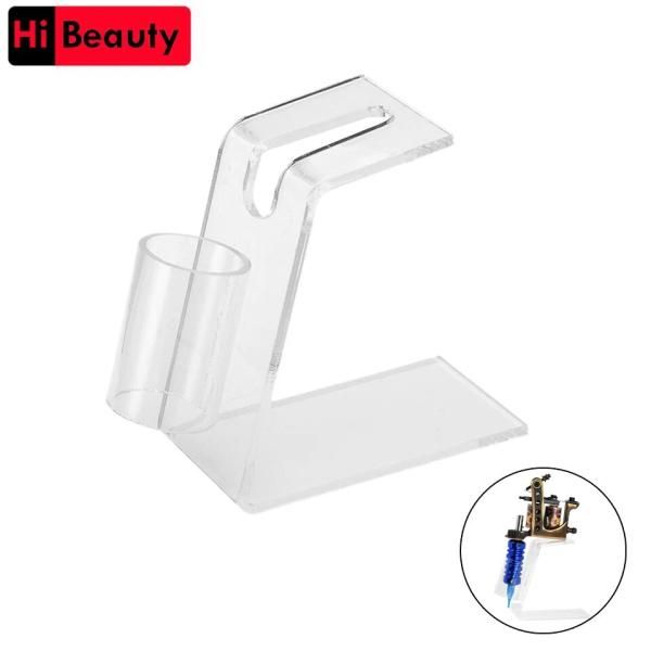 Acrylic Tattoo Gun Pen Bracket Holder Stand Rack Rest Organizer Machine Tray Accessories 1PC