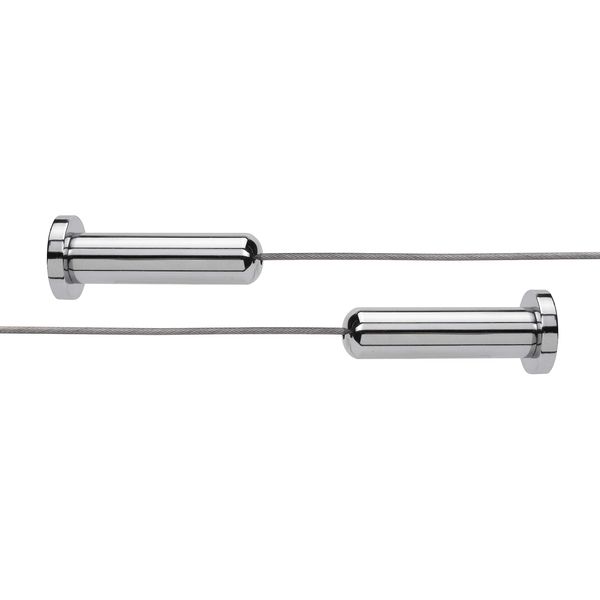 Croydex AD107041 Wireline Shower Curtain Rod Maximum Length 3000mm Chrome