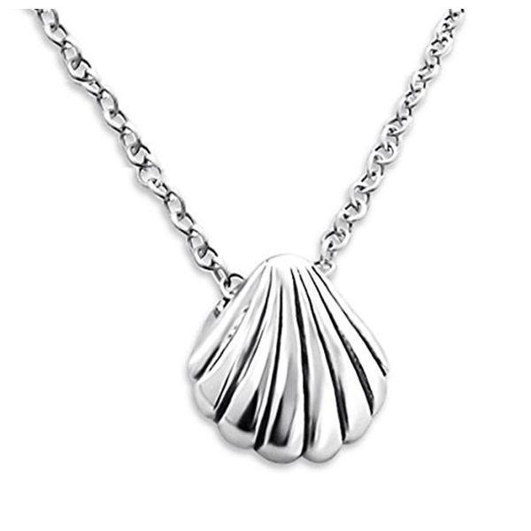 Seashell Necklace - Sterling Silver - Tiny/Discreet (45cm)