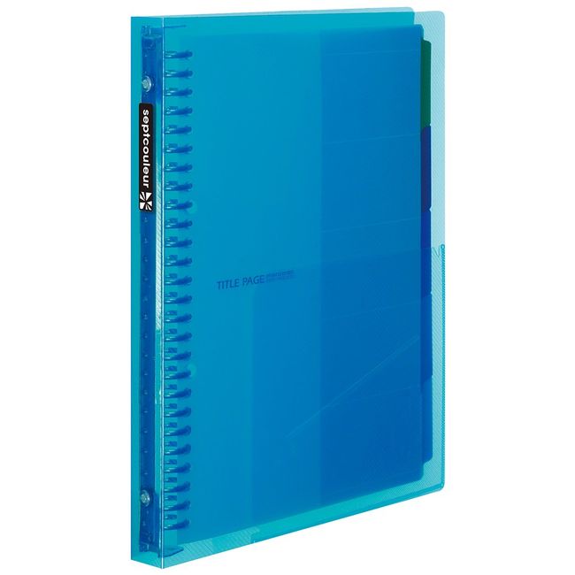 Maruman F615B-52 Loose Leaf Binder, B5, Septocrulle, 26 Holes, Light Blue