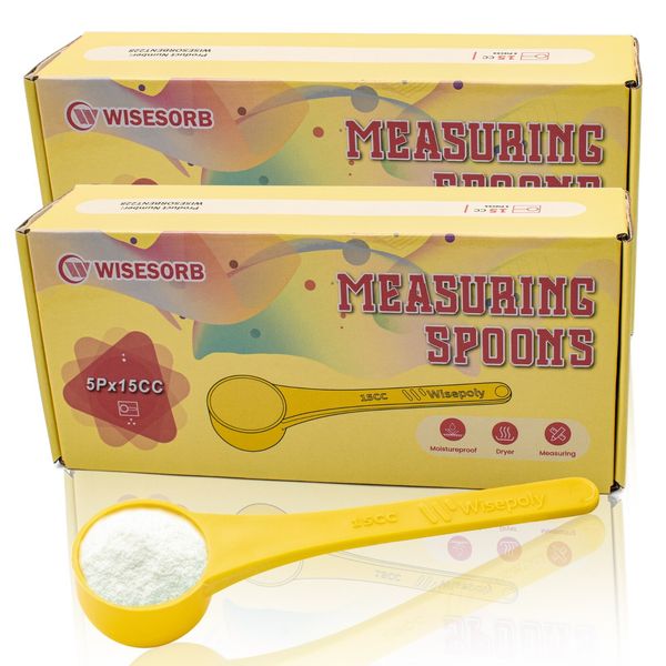 10P 15CC Spoons, Powder Measuring Spoon with Drying Great for Powder Storage