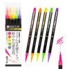 Akashiya TLN-5VA ThinLINE Neon Fluorescent 5 Color Set