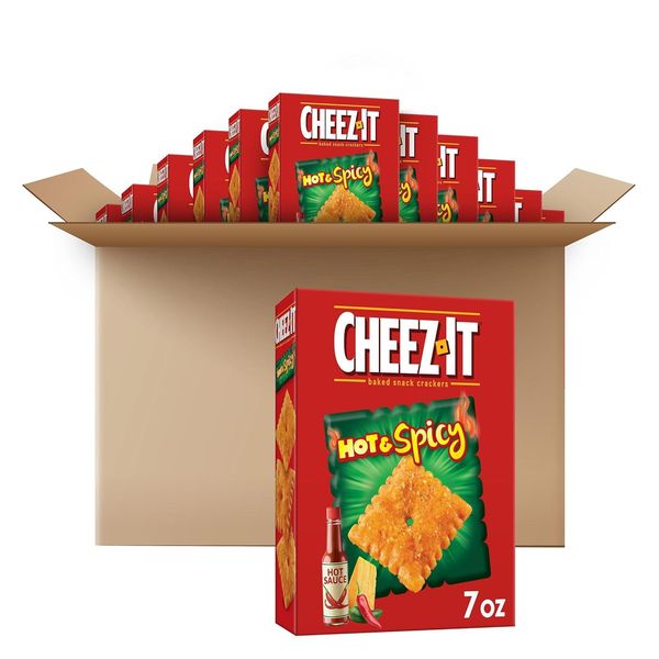 Cheez-It Cheese Crackers, Baked Snack Crackers, Office and Kids Snacks, Hot and