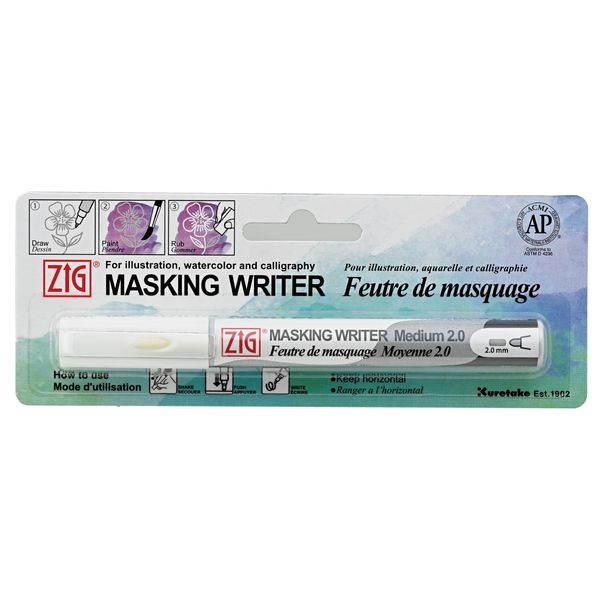 Kuretake PMW-20 Pen ZIG Masking Writer Marker Medium 0.08 inch (2 mm)