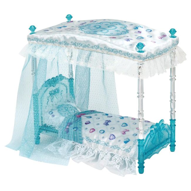 Takara Tomy Licca-chan LF-07 Yumemiru Princess Crystal Bed Set, Dress Up, Pretend Play, Toy, For Ages 3 and Up