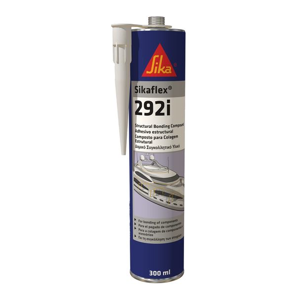 Sika Sikaflex -292i – Multipurpose Adhesive – For Marine Applications – Paintable – Solvent-Free – Wheelmark Approved – White – 300ml