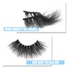 25mm Long 8D False Eyelashes Handmade Faux Mink Lashes Natural Wispy Cross Fluffy Eyelashes for Makeup Eyelashes Extension