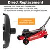 6.75" Floor Jack Saddle, 1-3/16'' Diameter Stem Universal Fits Many Models