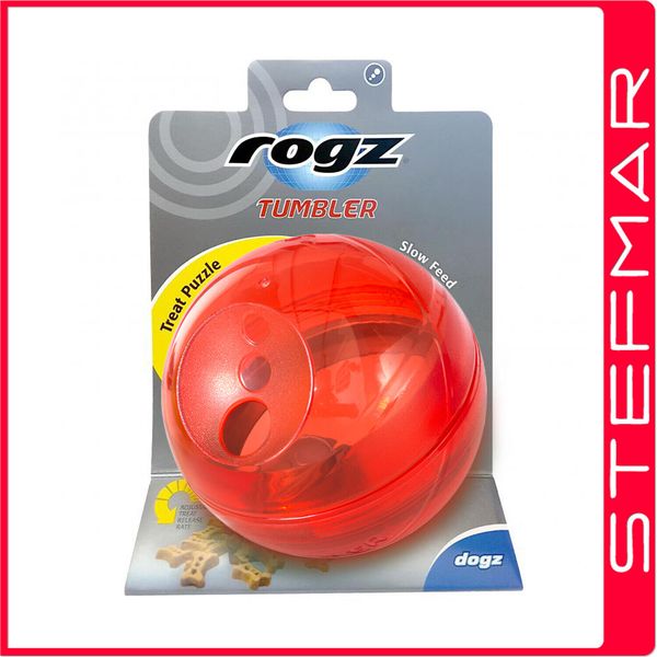 Rogz Treat Tumbler Dispenser Red