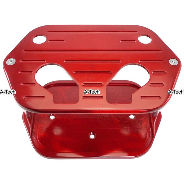 Aluminum Hold Down Bracket Tray Billet For 34/78 Optima Battery RED