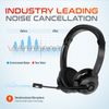 Delton 35X Computer Headset with Fast Charging Dock, USB Dongle - Black