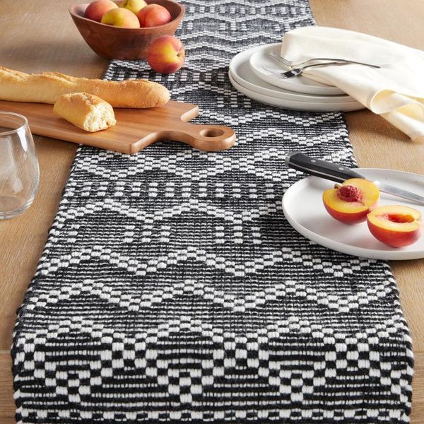 Wisteria Table Runner Kitchen Dining Textile Home Decor 14in x 90in Easy Clean