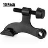 *10 Pack* Matte Black Adjustable Heavy Duty Hinge Pin Door Stop