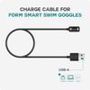 TUSITA Charger Cable Compatible with Form Smart Swim Goggles - 1M