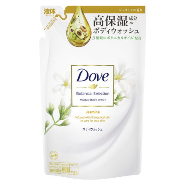 [Hometown Tax] Dove Body Wash Botanical Selection Jasmine Refill 360g x 12 [1355215]