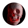 Halloween Sci-fi Skeleton Red Wireframe PopSockets Swappable PopGrip