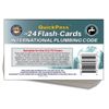 2024 International Plumbing Code IPC QuickPass Flash-Cards