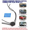 Power Window Switch Pigtail 5-Way Connector Plug Wire Kit for 80's GM C10 Mon...