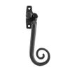 Timber Series Monkey Tail Espag Window Handle (Hex Locking) - (Right Hand) - Antique Black